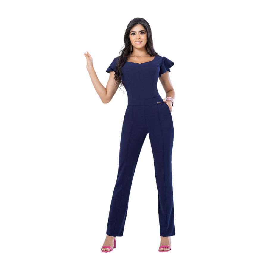 Enterizo Push Up Azul Oscuro TyT Carla