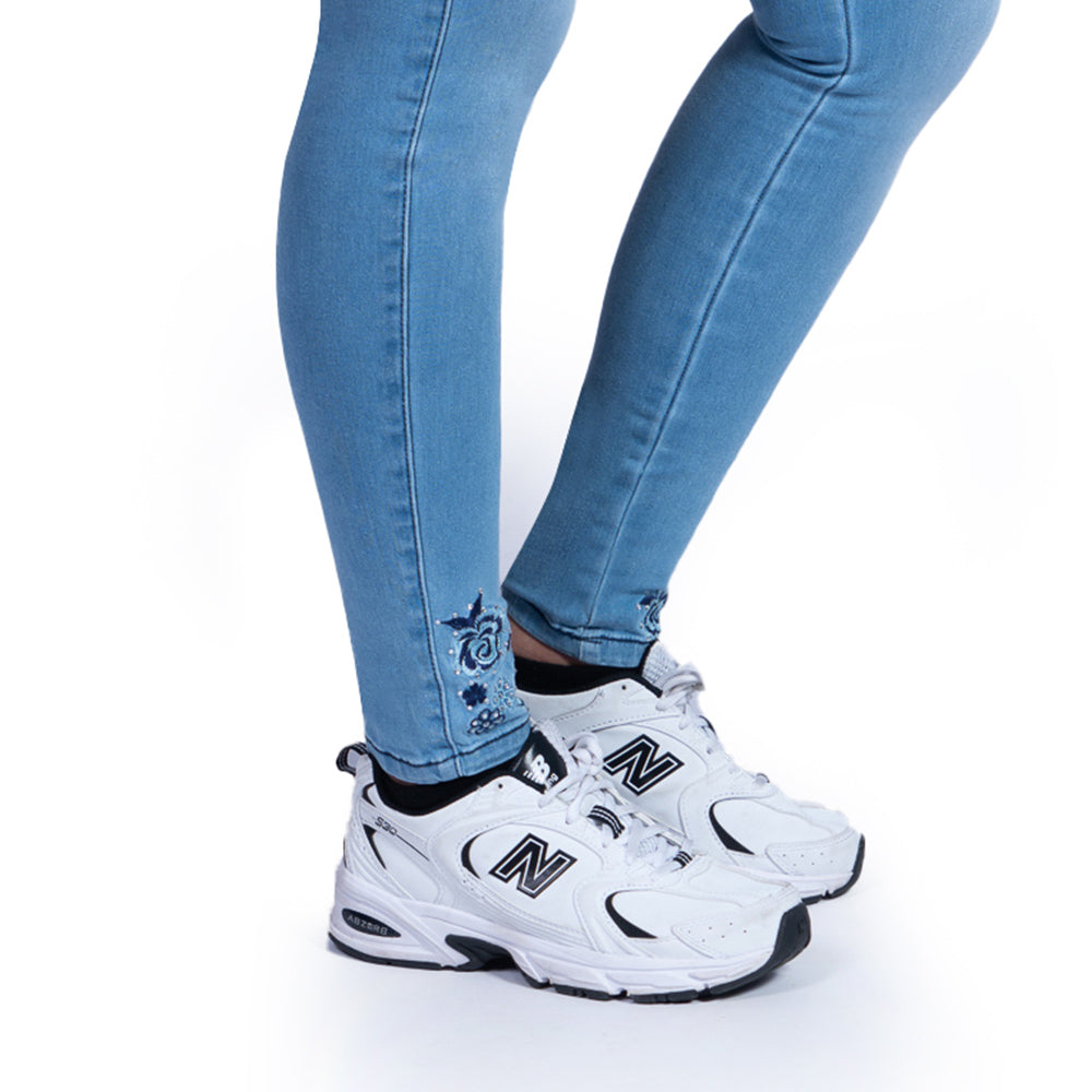 Jeans Push Up Azul Cheviotto 14407 - 42