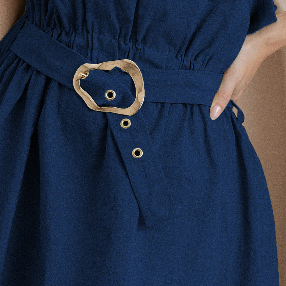 Falda Confort Azul THModa 15996