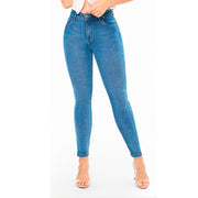 Jeans Push Up Azul Mujeron 16302 - 38