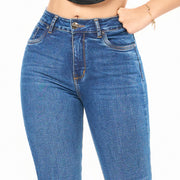 Jeans Push Up Azul Mujeron 16324 - 40