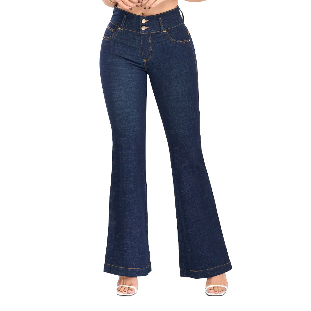 Jeans Campana Azul Misshop 16354 - 38