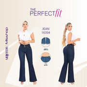 Jeans Campana Negro Misshop 16345 - 46