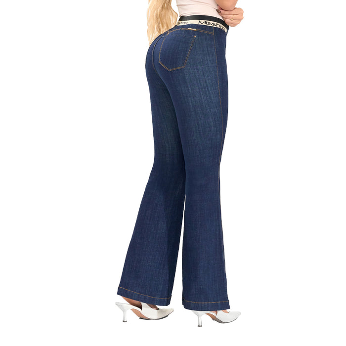 Jeans Campana Azul Misshop 16359 - 36