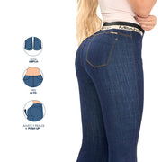 Jeans Campana Azul Misshop 16359 - 40