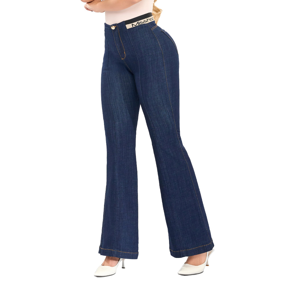 Jeans Campana Azul Misshop 16359 - 38
