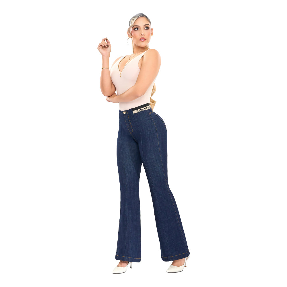 Jeans Campana Azul Misshop 16359 - 44