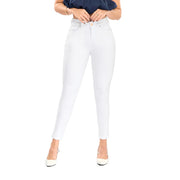 Jeans Push Up Blanco Mujeron 16377 - 38
