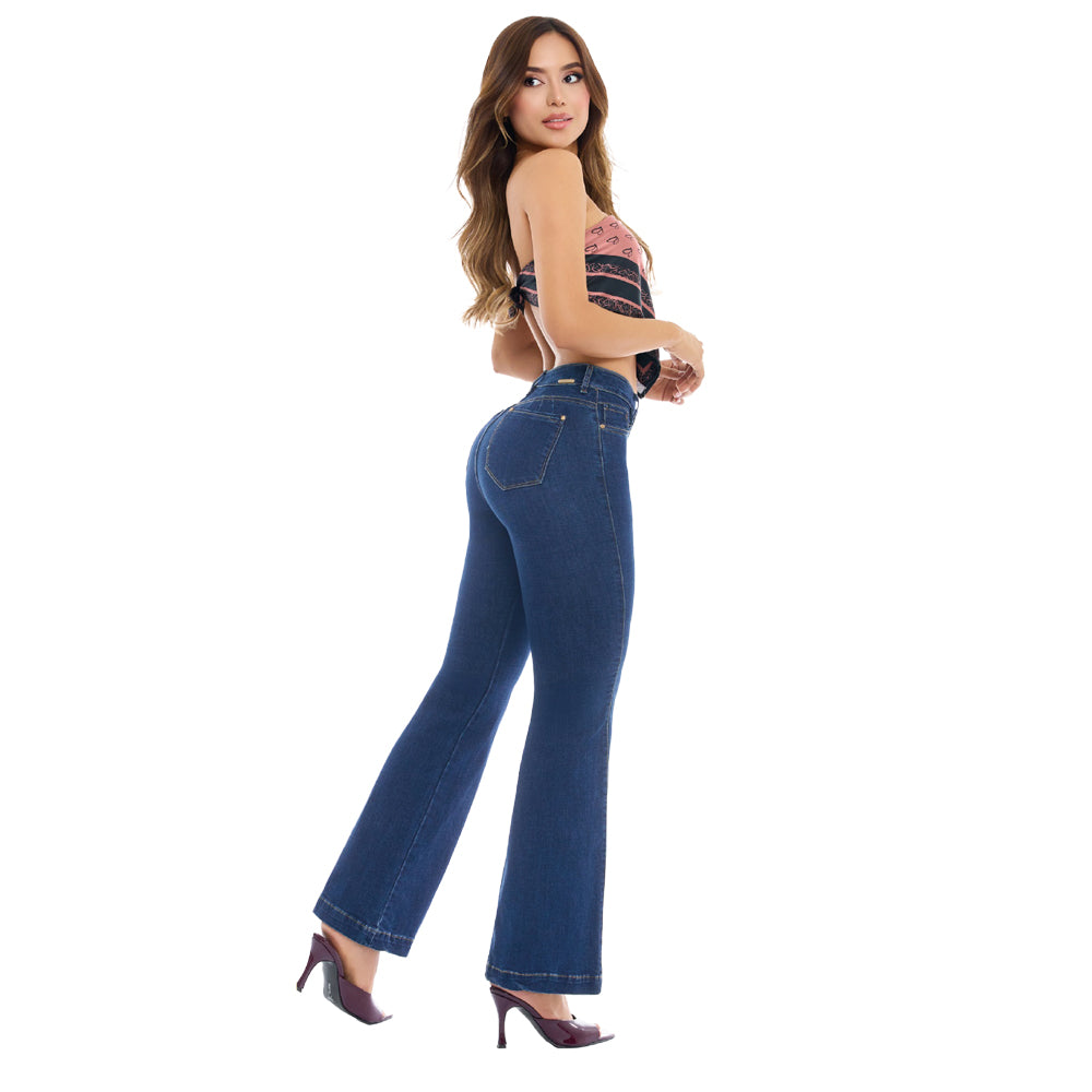 Jeans Bota Campana Azul Misshop 16417 - 44