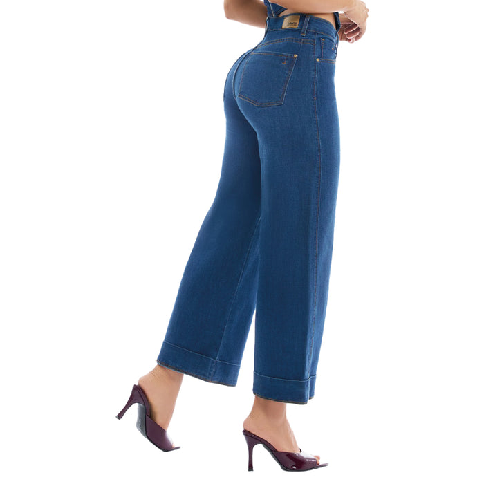 Jeans Wide Leg Azul Misshop 16425 - 36