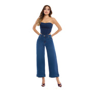 Jeans Wide Leg Azul Misshop 16425 - 44