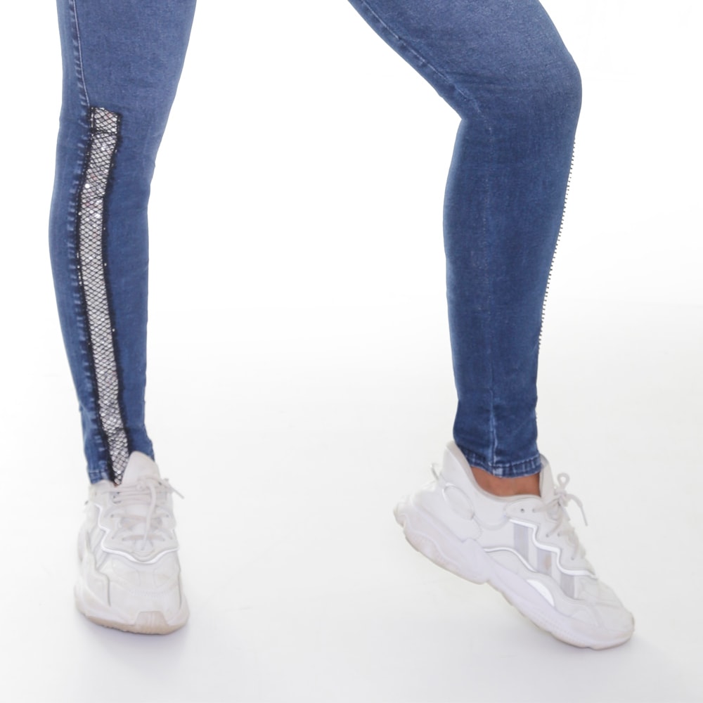 Jeans Push Up Azul Cheviotto 13942
