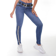 Jeans Push Up Azul Cheviotto 13942 - 42