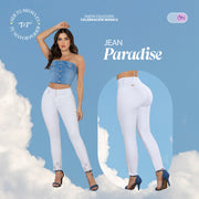 Jeans Push Up Blanco Tyt Paradise - 42