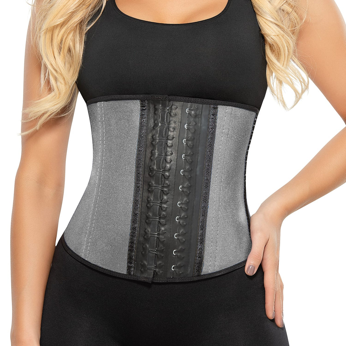 Cinturilla Látex Metalizada Plateado Ann Chery 2039 - 5XL
