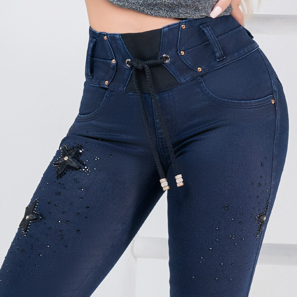 Jeans Levanta Cola Azul Oscuro Real Jeans 21215 - 40