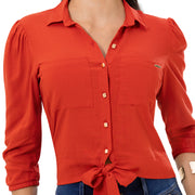 Blusa Manga 3/4 Roja TyT Nora