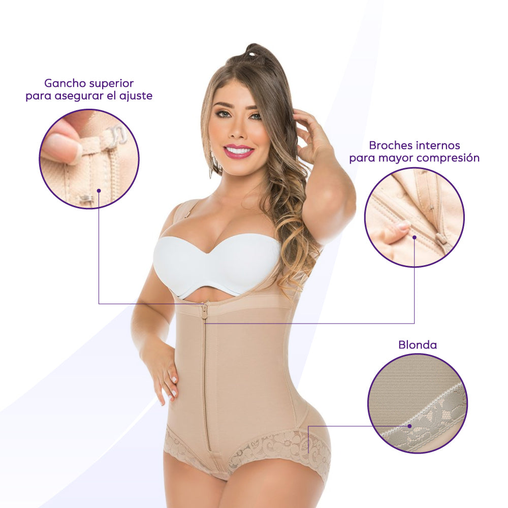 Faja Moldeadora Cachetero Espalda Alta Salome 411 - 3XL