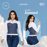 Blusa Ajustada Blanca TyT Kummel