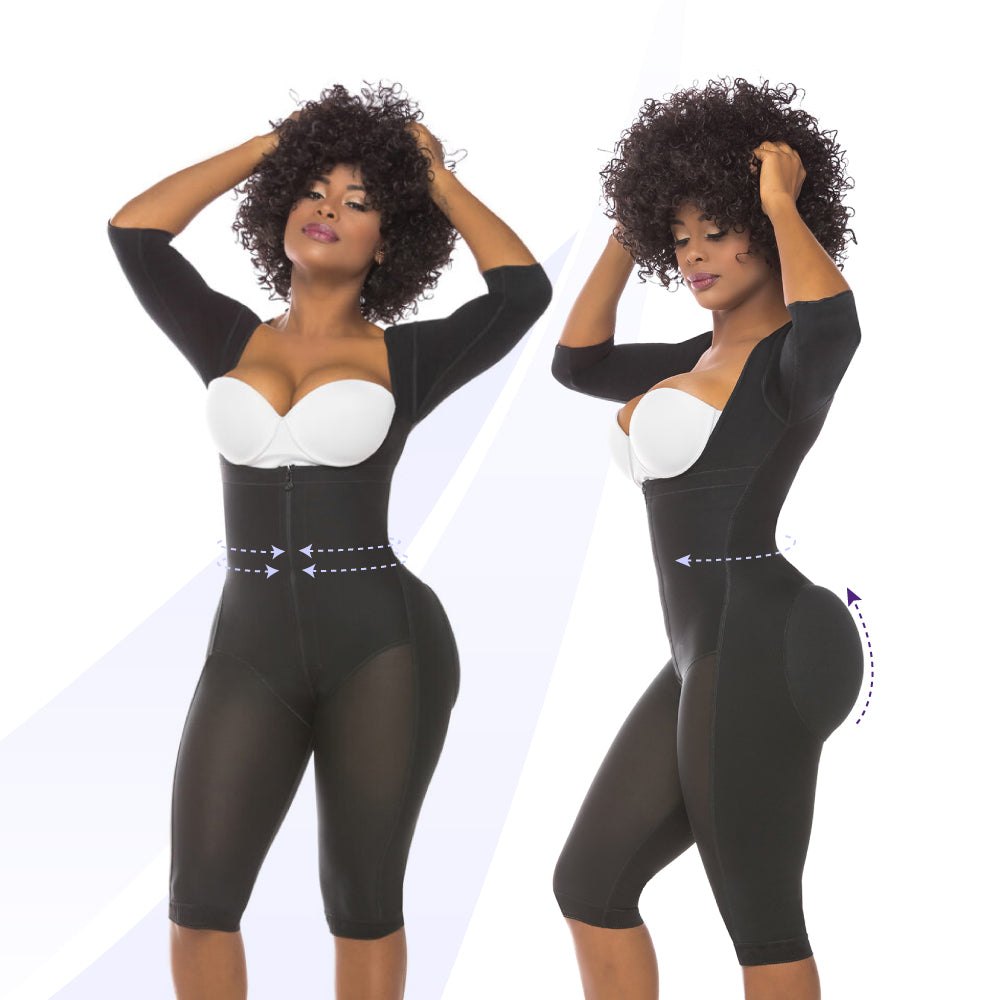 Faja Lipoescultura Postoperatoria Con Mangas Salome 0519 - 4XL