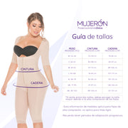 Faja Lipoescultura Postoperatoria Con Mangas Salome 0519 - 4XL