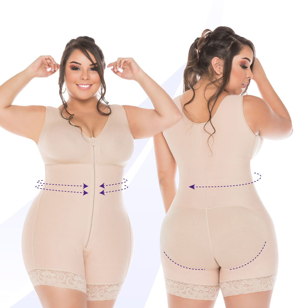 Faja Lipoescultura Corta Con Brasier Salome 0523-2 - 4XL