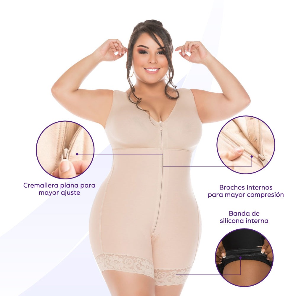 Faja Lipoescultura Corta Con Brasier Salome 0523-2 - 3XL