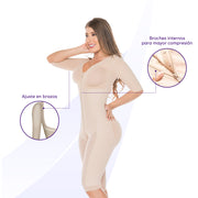 Faja Lipoescultura Mangas Brasier Salome 524 - 3XL