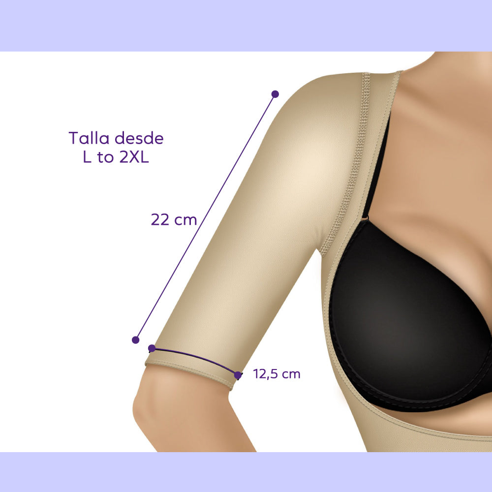 Faja Lipoescultura Mangas Brasier Salome 524 - L