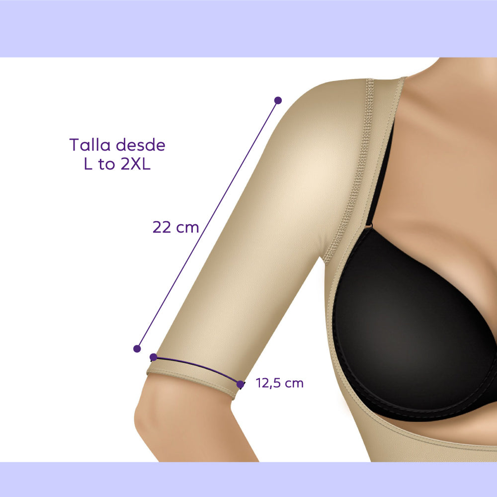 Faja Lipoescultura Mangas Fajas Salome 0525 - L