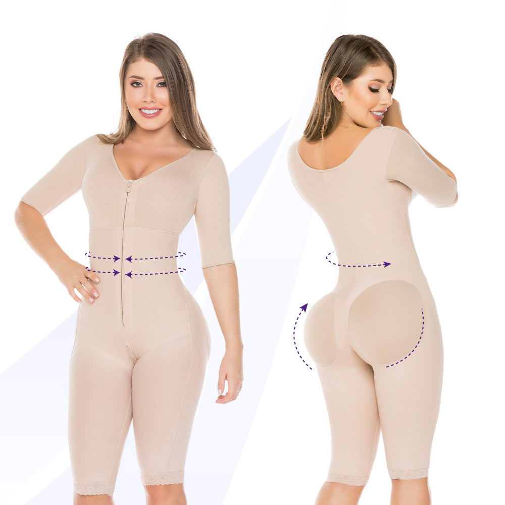 Faja Lipoescultura Enteriza Brassier Mangas Salome 0526 - 3XL