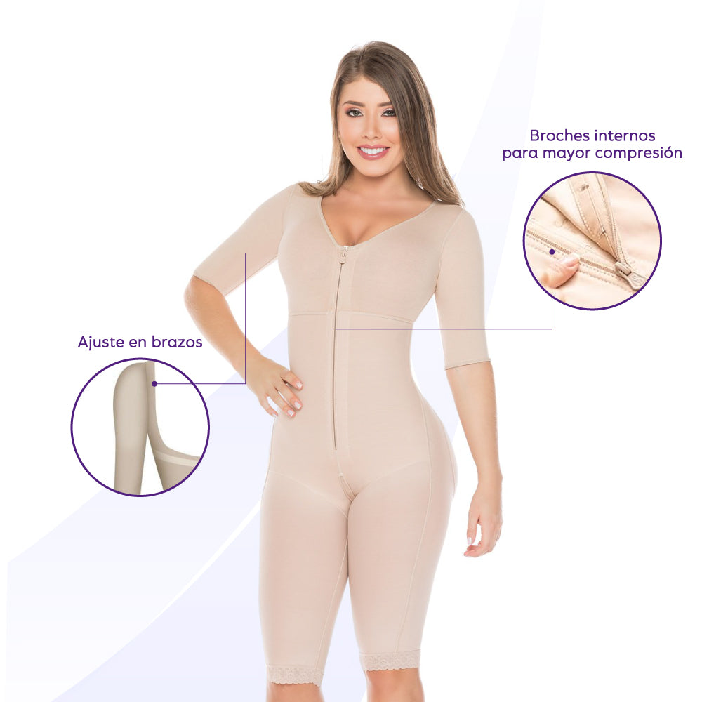 Faja Lipoescultura Enteriza Brassier Mangas Salome 0526 - 3XL