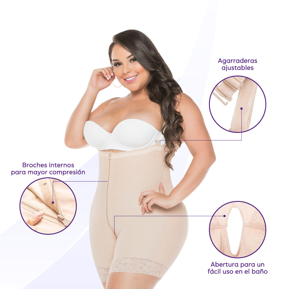 Faja Moldeadora Strapless Short Fajas Salome 0215 - 3XL