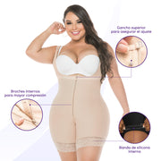 Faja Moldeadora Short Espalda Alta Salome 0216 - 3XL