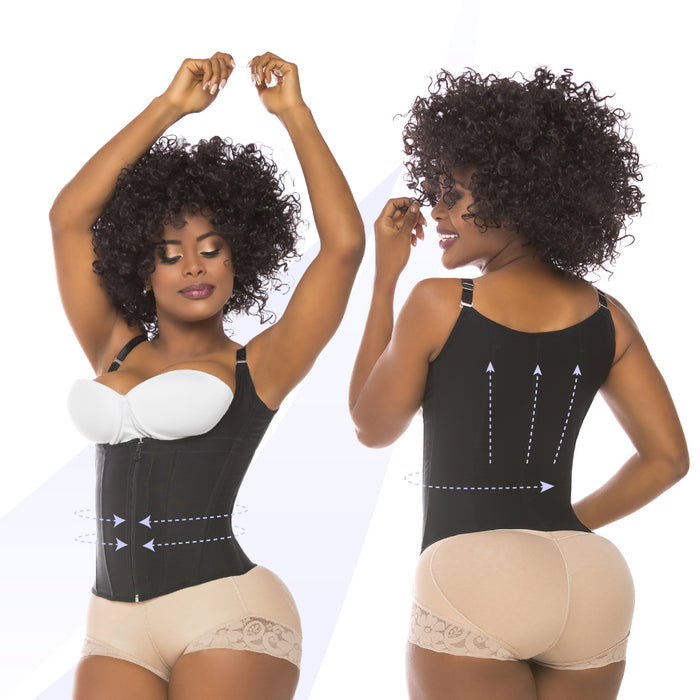 Chaleco Moldeador Tiras Removibles Fajas Salome 0313 - L