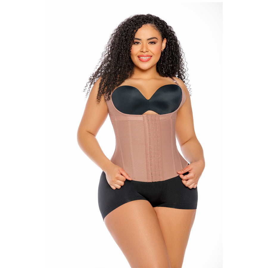 Faja Chaleco Alta Compresión Cocoa Mujeron 313-ccb - 2XL