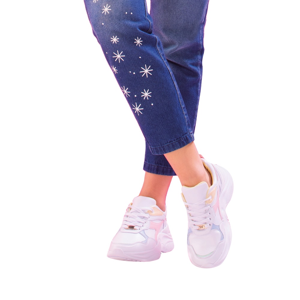 Jeans Tiro Súper Alto Azul Tyt Luna - 38