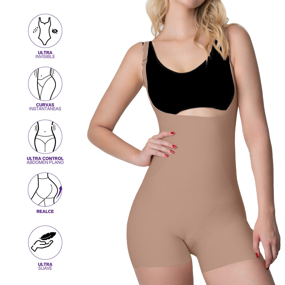 Faja Enteriza Invisible Cocoa Mujeron 8213