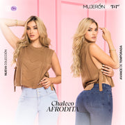 Blusa Semi Ajustada Camel TyT Afrodita