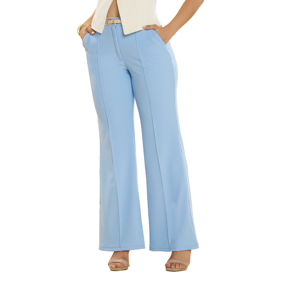 Pantalón Tiro Super Alto Azul TyT Aguadas