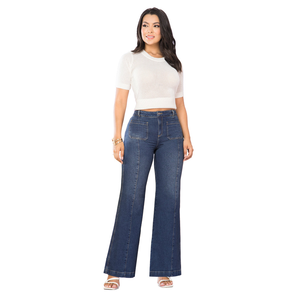 Jeans Bota Ancha Azul Tyt Jeans Amanecer - 42