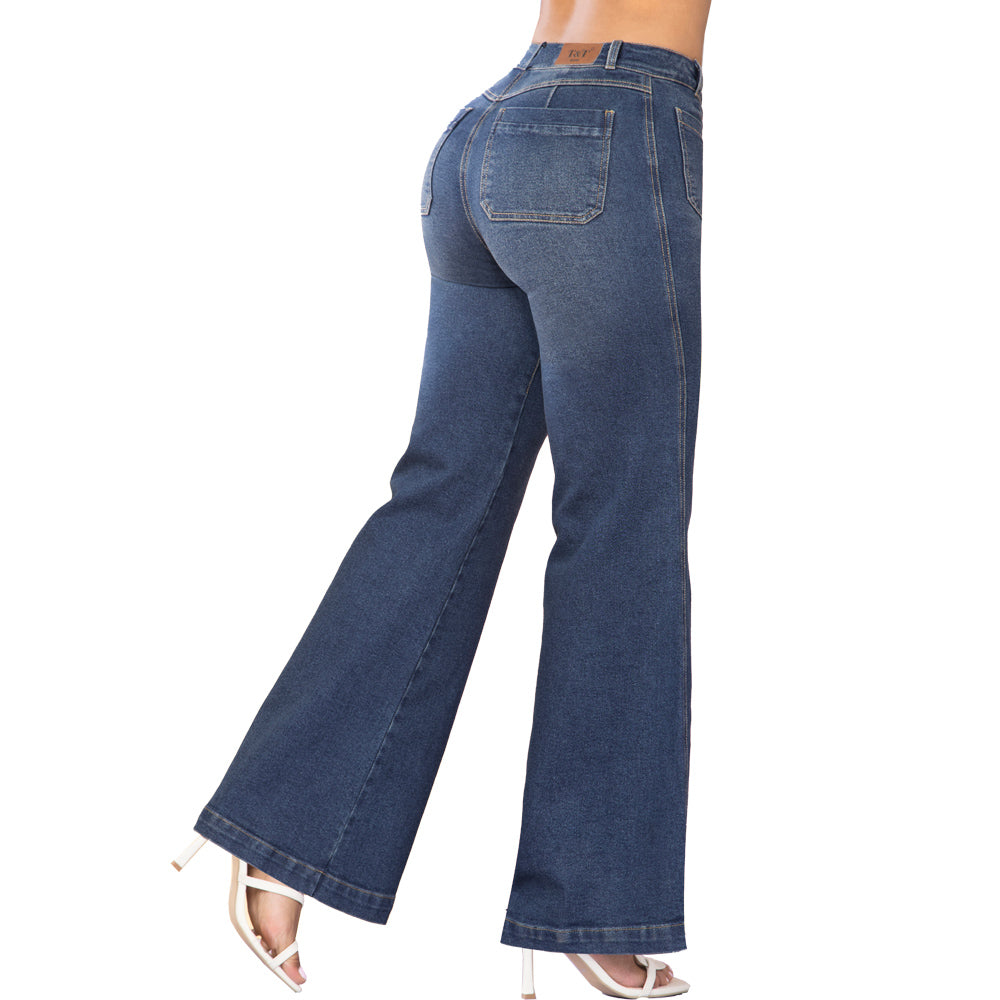 Jeans Bota Ancha Azul Tyt Jeans Amanecer - 36