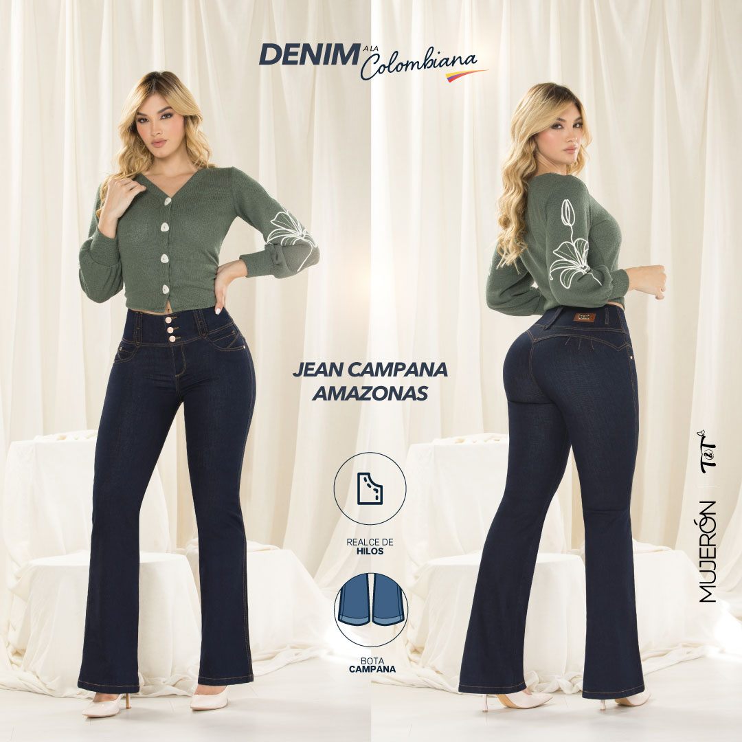 Jean Push Up Azul Tyt Jeans Amazonas