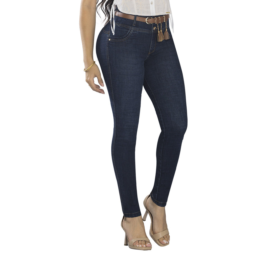 Jeans Push Up Azul Tyt Jeans Angélica - 38