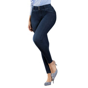 Jean Push Up Tiro Alto Azul Tyt Jeans Vibra - foto 2