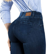 Jean Push Up Tiro Alto Azul Tyt Jeans Vibra - foto 4