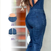 Jardinera Wide Leg Azul Clásico Asi Sea As06383 - 40