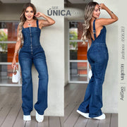 Jardinera Wide Leg Azul Clásico Asi Sea As06383