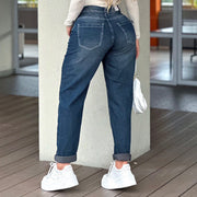 Jeans Mom Tiro Alto Azul Asi Sea As06389 - 36