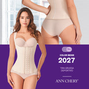 Chaleco Deportiva Látex Beige Ann Chery 2027 - S